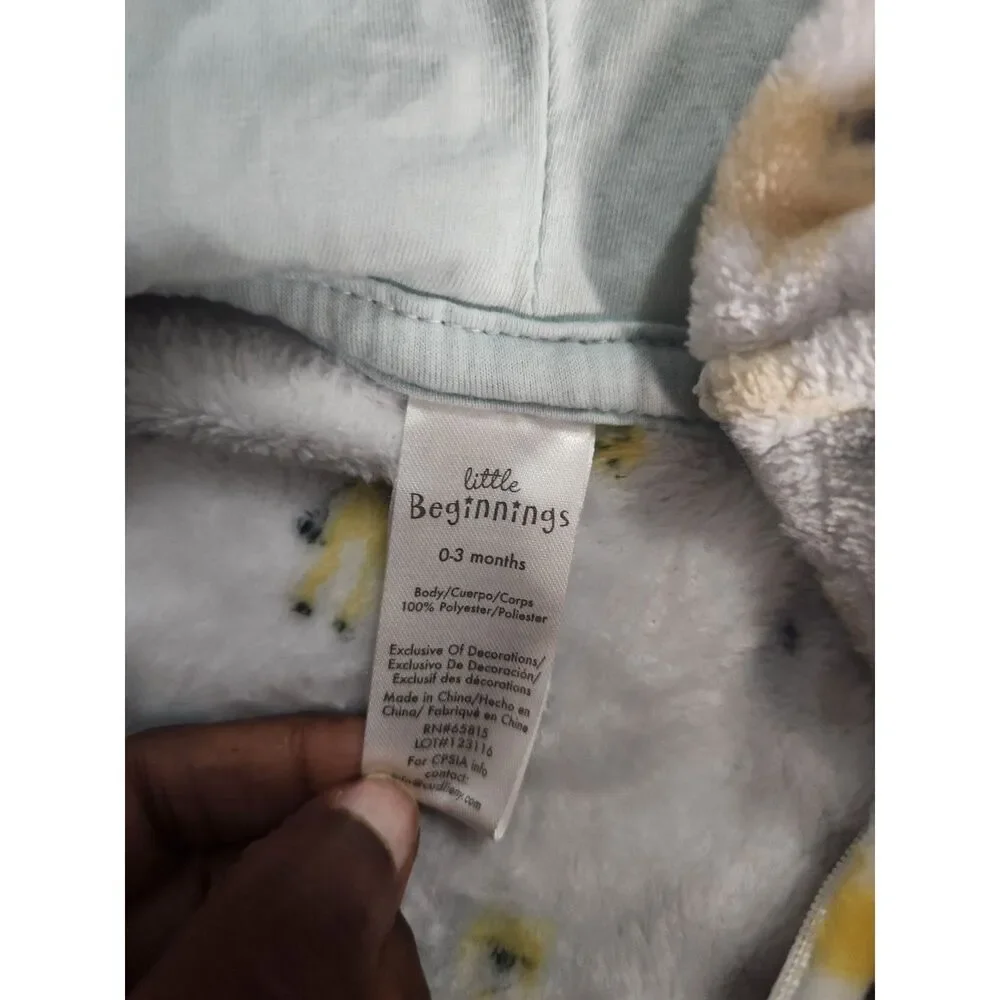 Baby Starters & Little Beginnings Sleepers (Set of 2) – 0-3M & 3M